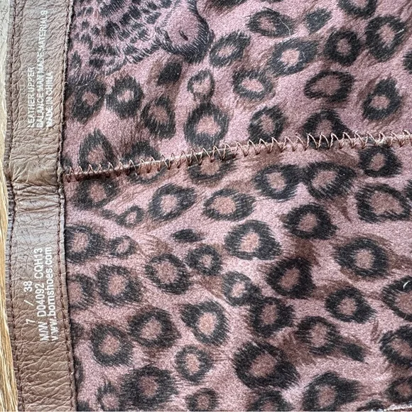 Women’s Born Brown Leather Lace Up Riding Boots, size 7 - Picture 4 of 8